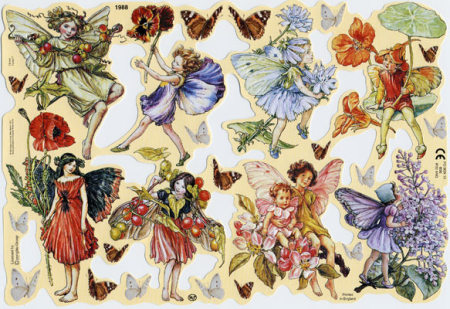 Glanzbilder Flower Fairies Nr. 8