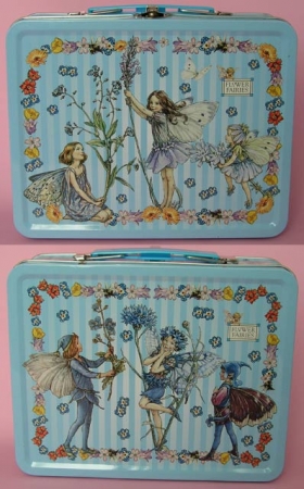 Flower Fairies Elfen Lunch Box blau