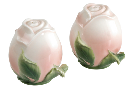 Salz- und Pfefferstreuer Rose