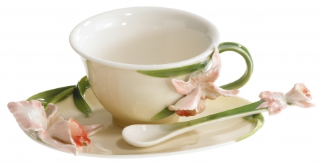 Sammlertasse Orchidee