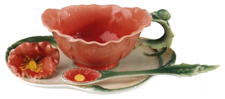 Sammlertasse Mohn