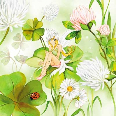 Servietten Fairy Luck - Felicitas