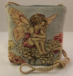 Flower Fairies Kordeltasche Schleifenblume blau