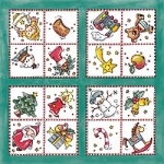 Serviette Weihnachtsallerlei