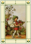 Postkarte Erdbeere