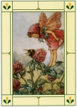 Postkarte Roter Klee