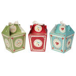 Panettone Geschenkboxen Vintage Doily 3er-Set