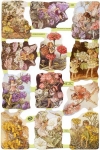 Glanzbilder Flower Fairies Nr. 1
