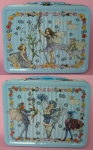 Flower Fairies Elfen Lunch Box blau