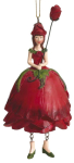 Rosenm�dchen zum H�ngen - rot