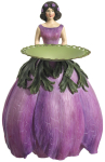 Anemonenm�dchen / Kerzenteller