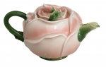 Sammlerporzellan Teekanne Rose