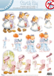 Sarah Kay 3D-Stanzbogen mit Glitzer Nr. 65