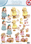 Sarah Kay 3D-Stanzbogen mit Glitzer Nr. 93