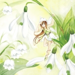 Servietten Spring Fairy Lea