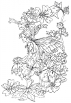 Flower Fairy Stempel Malve