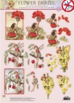 Flower Fairies Stanzbogen mit Glitzer Nr. 52