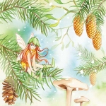 Servietten Winter Cone - Melinda