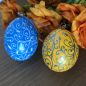 Preview: Eier Set gelb/blau