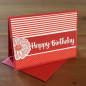Preview: Karte Color Spirit Red "Happy Birthday"