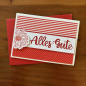 Preview: Karte Color Spirit Red "Alles Gute"