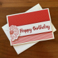 Preview: Karte Color Spirit Red "Happy Birthday"