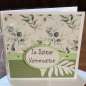 Preview: Karte Green Harmony "Zu Deiner Kommunion"