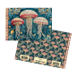 Preview: Notizheft Méduses Art Nouveau