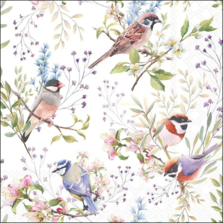Servietten Busy Birds