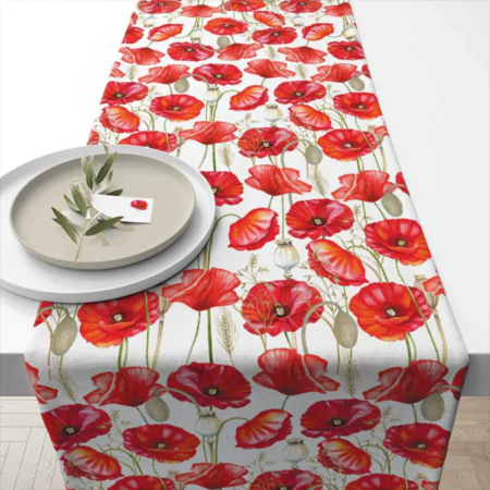 Tischläufer Poppy all over