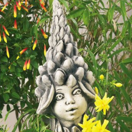 Gartenfigur Blumenkind Lupine