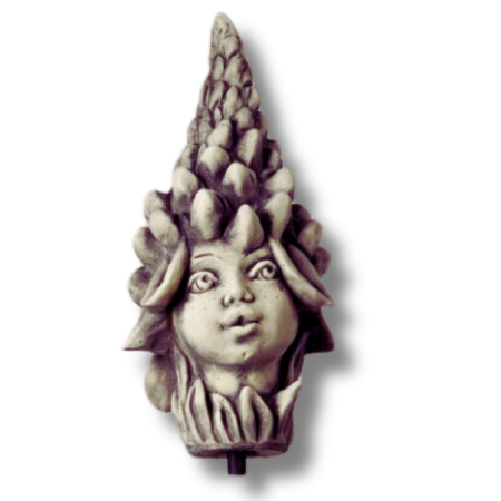 Gartenfigur Blumenkind Lupine