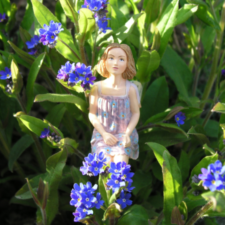 Preview: Flower-Fairy Elfe Vergissmeinnicht (Stab)