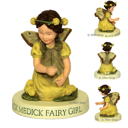 Flower-Fairy Elfe Hopfenkleemädchen (Sockel)