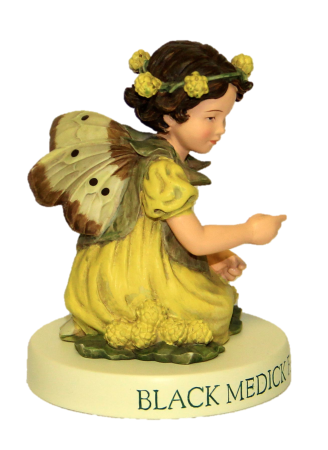 Preview: Flower-Fairy Elfe Hopfenkleemädchen (Sockel)