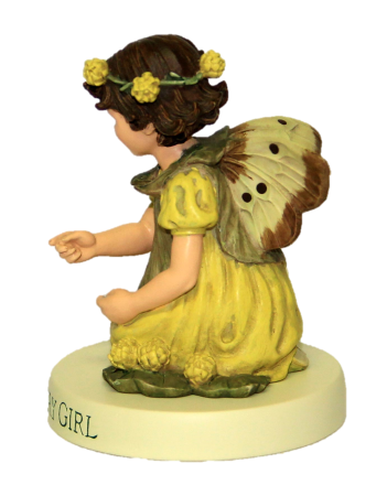 Flower-Fairy Elfe Hopfenkleemädchen (Sockel)