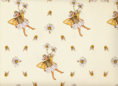 Flower Fairy Geschenkpapier Margerite