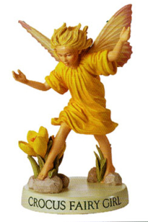 Flower-Fairy Krokusmädchen (Sockel)