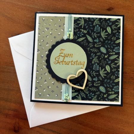 Karte Emerald Whisper "Zum Geburtstag"