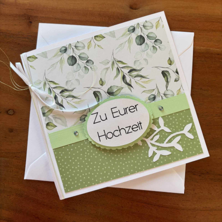 Karte Green Harmony "Zu Eurer Hochzeit"