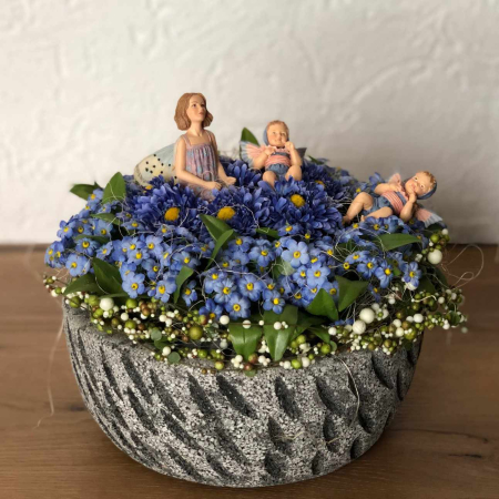 Flower Fairies Gesteck Vergissmeinnichtbabies