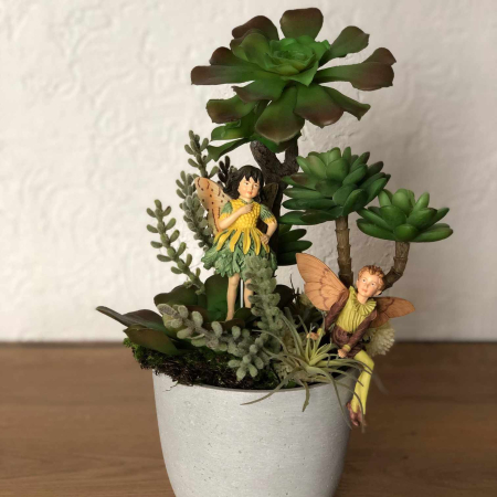 Flower Fairies Gesteck Greiskraut & Buche