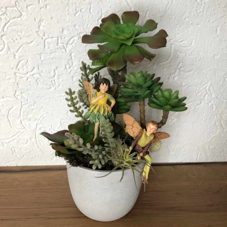 Flower Fairies Gesteck Greiskraut & Buche