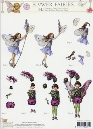 Flower Fairy 3D-Step-Bogen Nr. 07