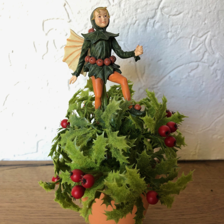 Flower Fairies Gesteck Topf Stechpalme