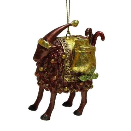 Weihnachtsschaf rot