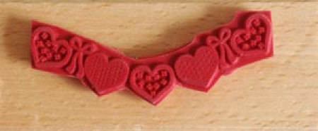 Motivstempel Herzchenband