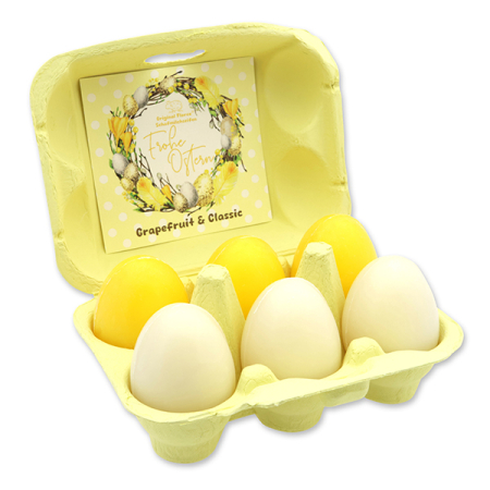 Preview: Schafmilchseifen Ostereier Grapefruit/Classic