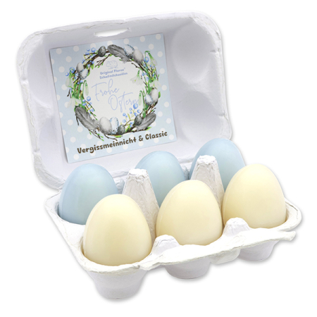 Preview: Schafmilchseifen Ostereier Vergissmeinnicht/Classic