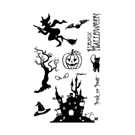 Stempelplatte Halloween